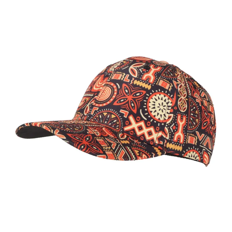 Into Africa Modern Ethnic Rust Curved Peak - Image 1