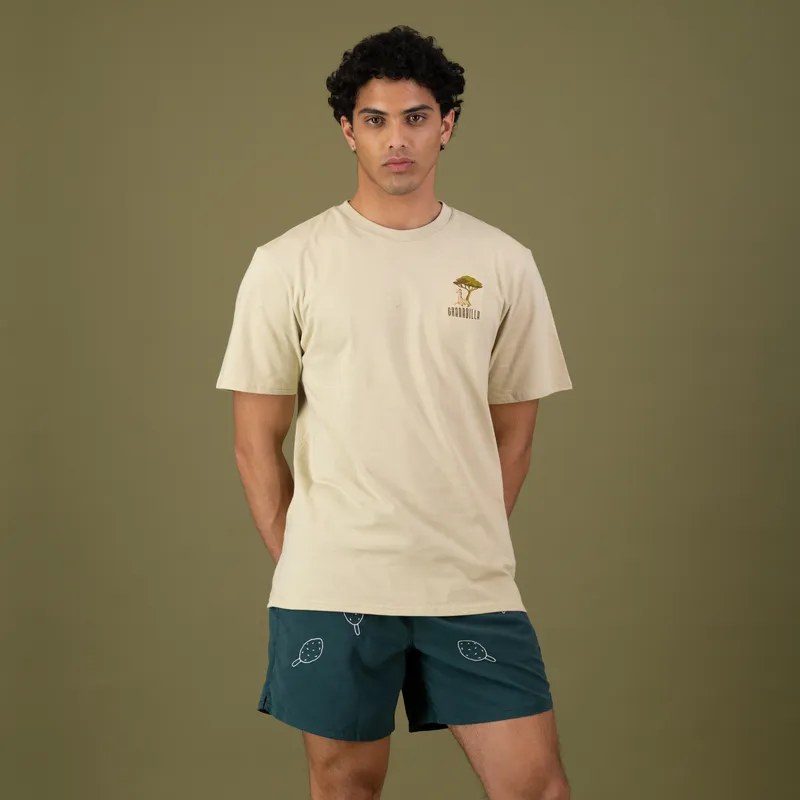 Stone Tee | Giraffe Embroidery - Image 1