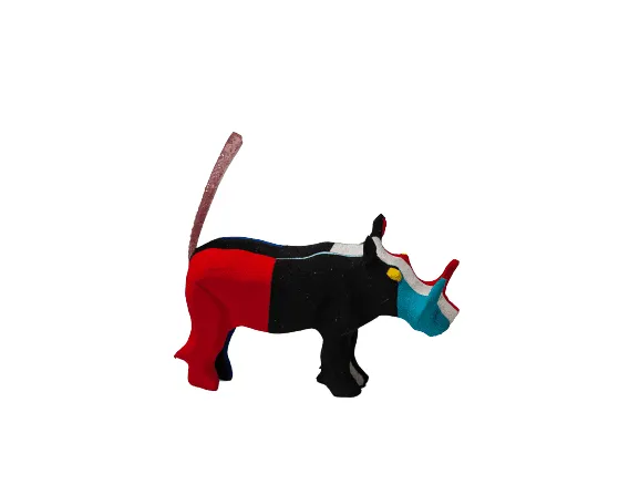 Warthog Sculpture (Small) – Recycled Flip Flop Handmade Art