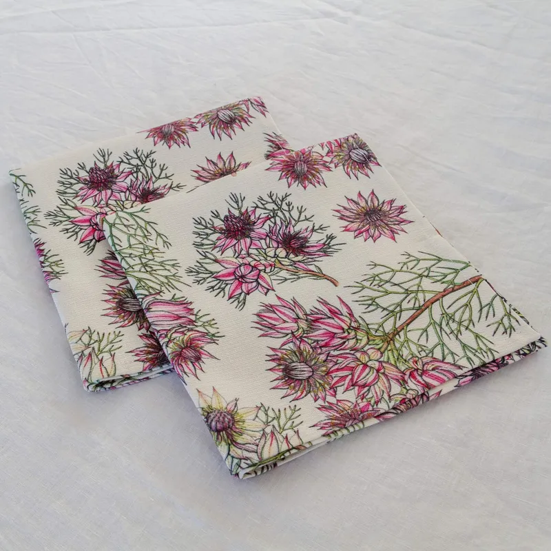 Serruria Splendor Napkins ~ Set of two - Image 1