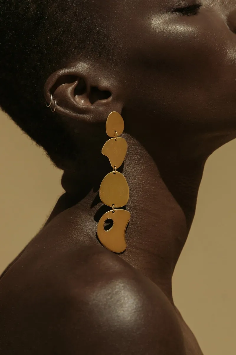 Floating Pebble Earring - Image 2