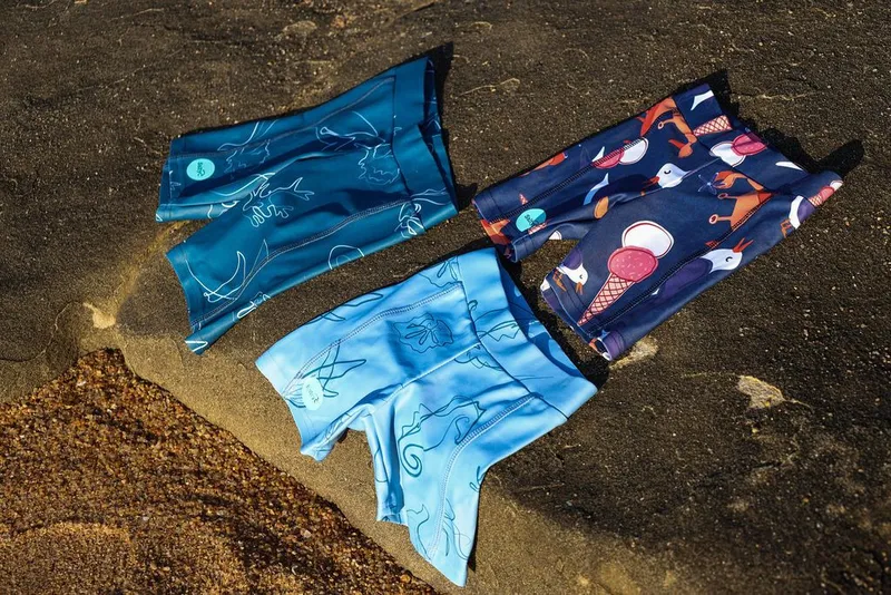 Kids Swimming and Sport Short Tights - Image 2