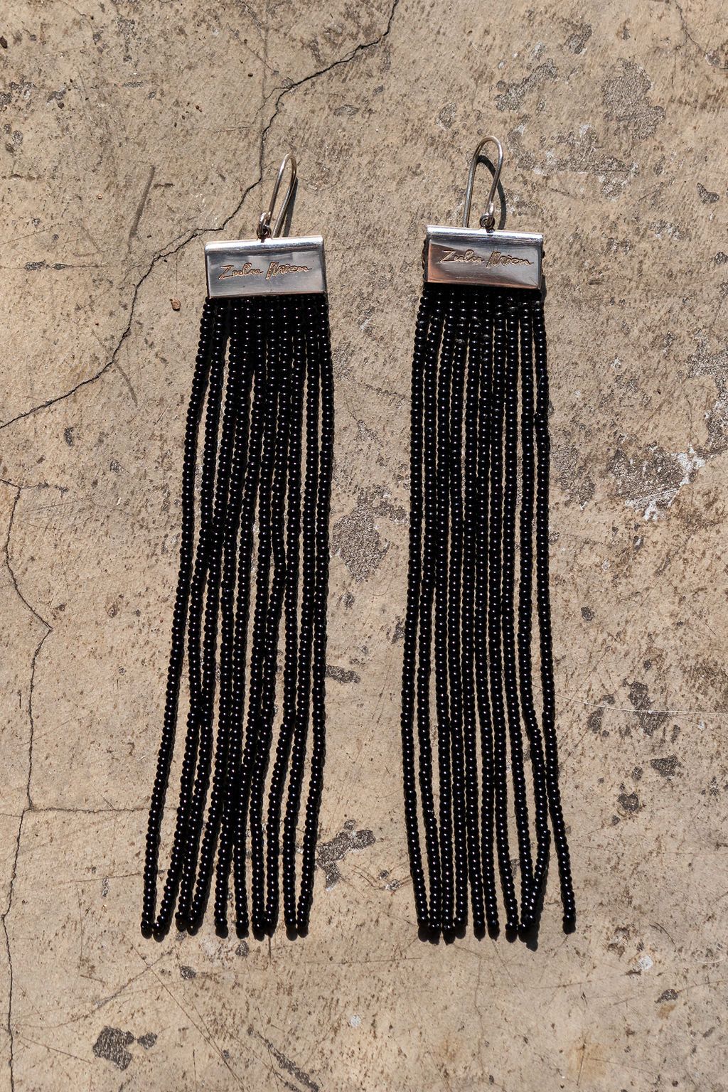 Blom (Narrow Tassel) Earrings
