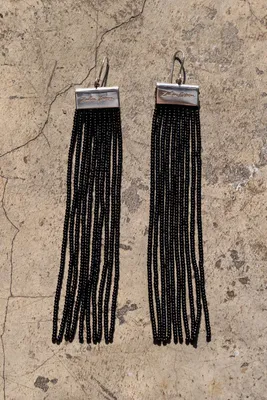 Blom (Narrow Tassel) Earrings