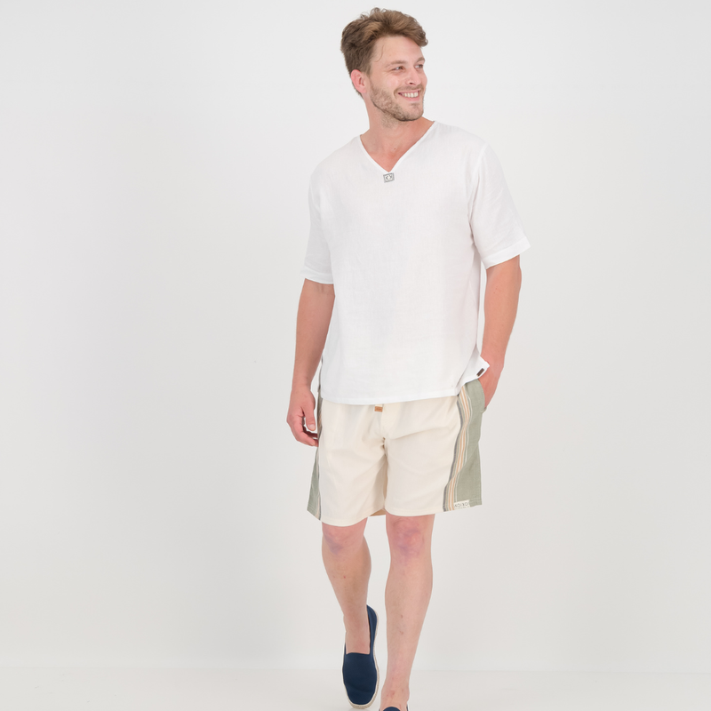 Chief Shorts - Olive & Cream