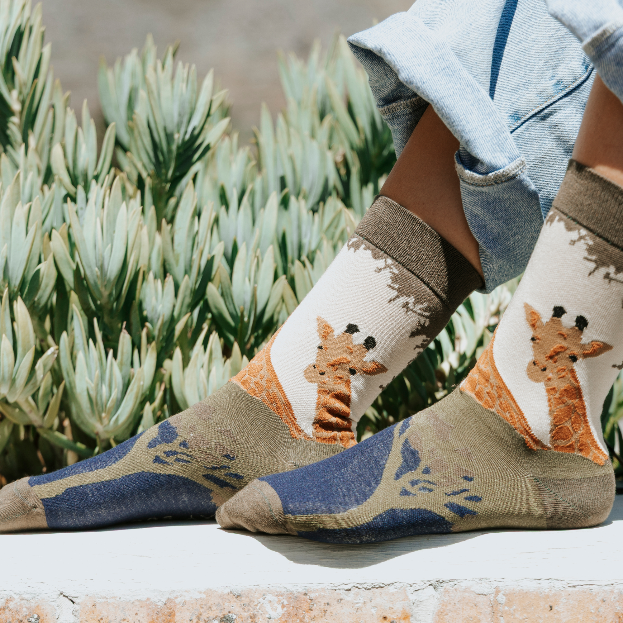 Giraffe Bamboo Socks