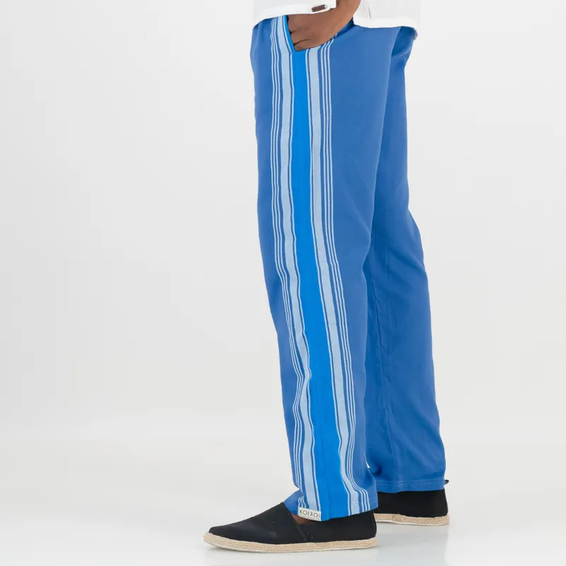 Regular Fit Trousers - Navy Blue - Image 3