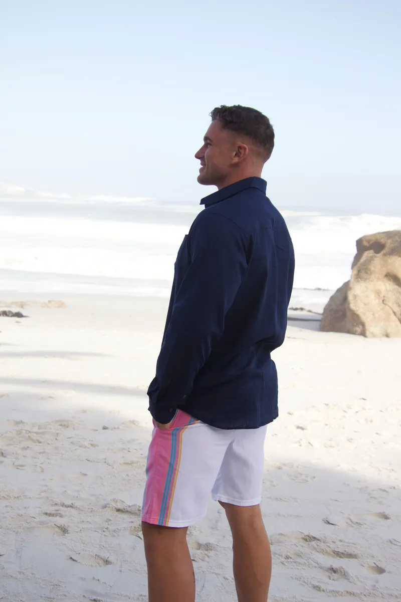 Long Sleeve Shirt - Navy - Image 3