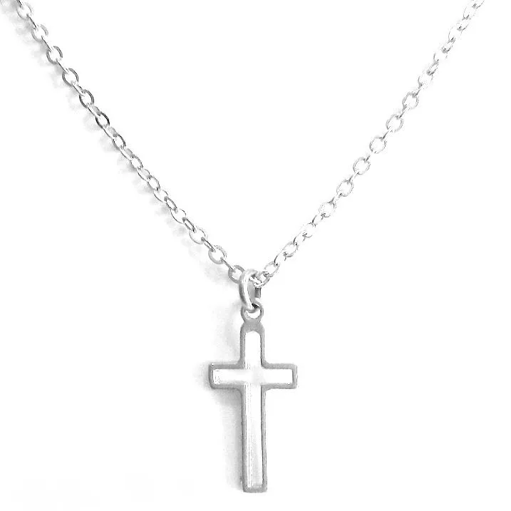 Cut-out cross on chain - NWSF22