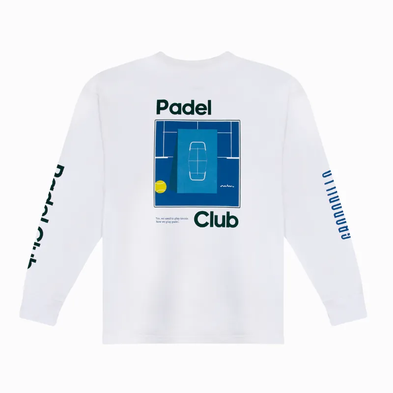 White Long Sleeve | Padel Club - Image 2