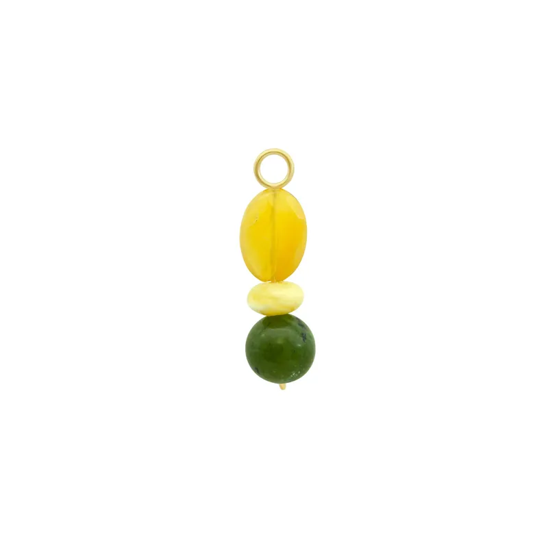 Savannah Jade Hoop Charm - Image 1