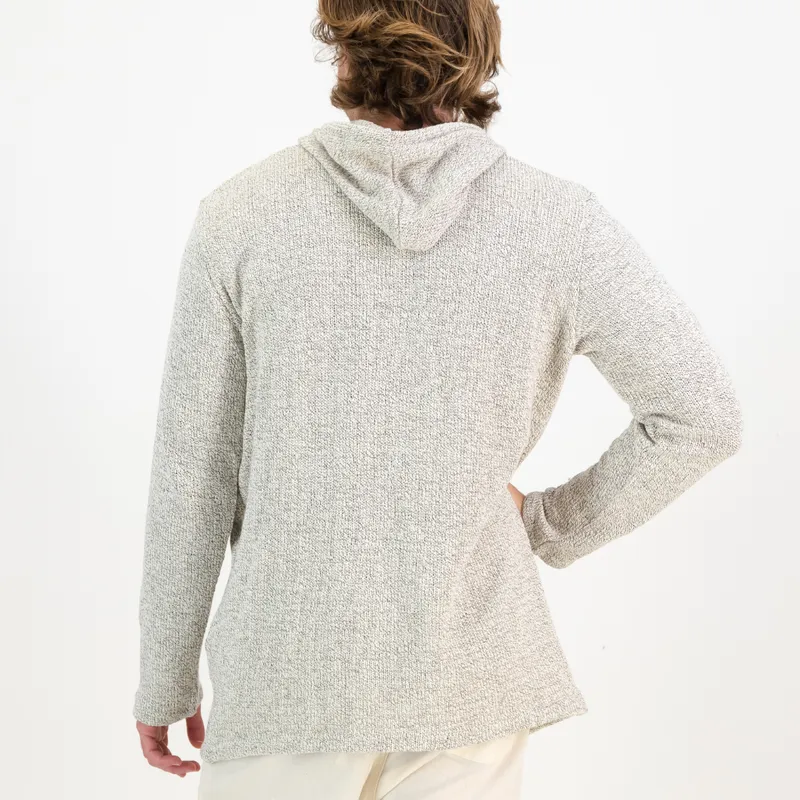 Mens Coastal Knitted Pocket Hoodie - Image 3