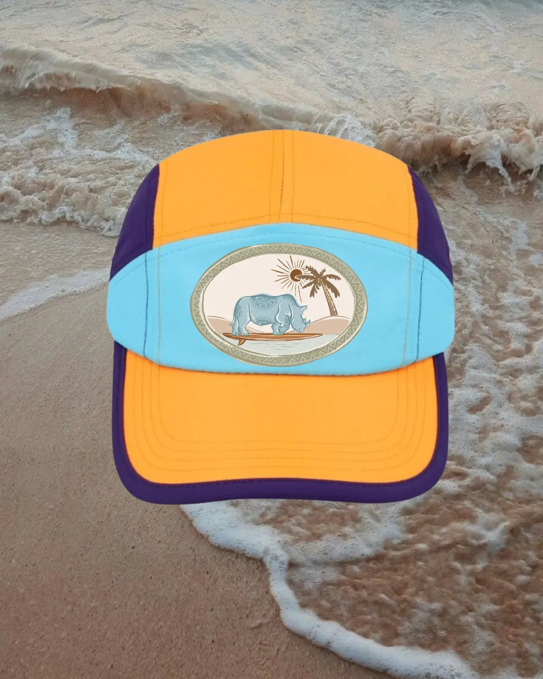 High Vis Moisture Wicking Rhino Range Running Cap