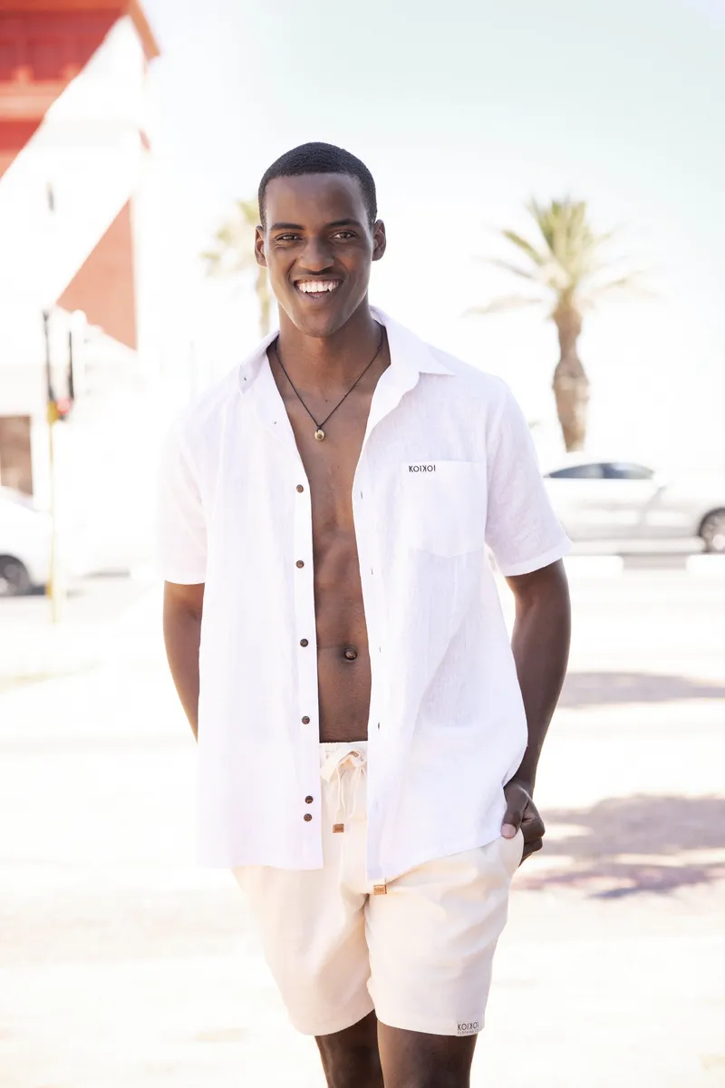 Caprice Shirt - White Linen - Image 1