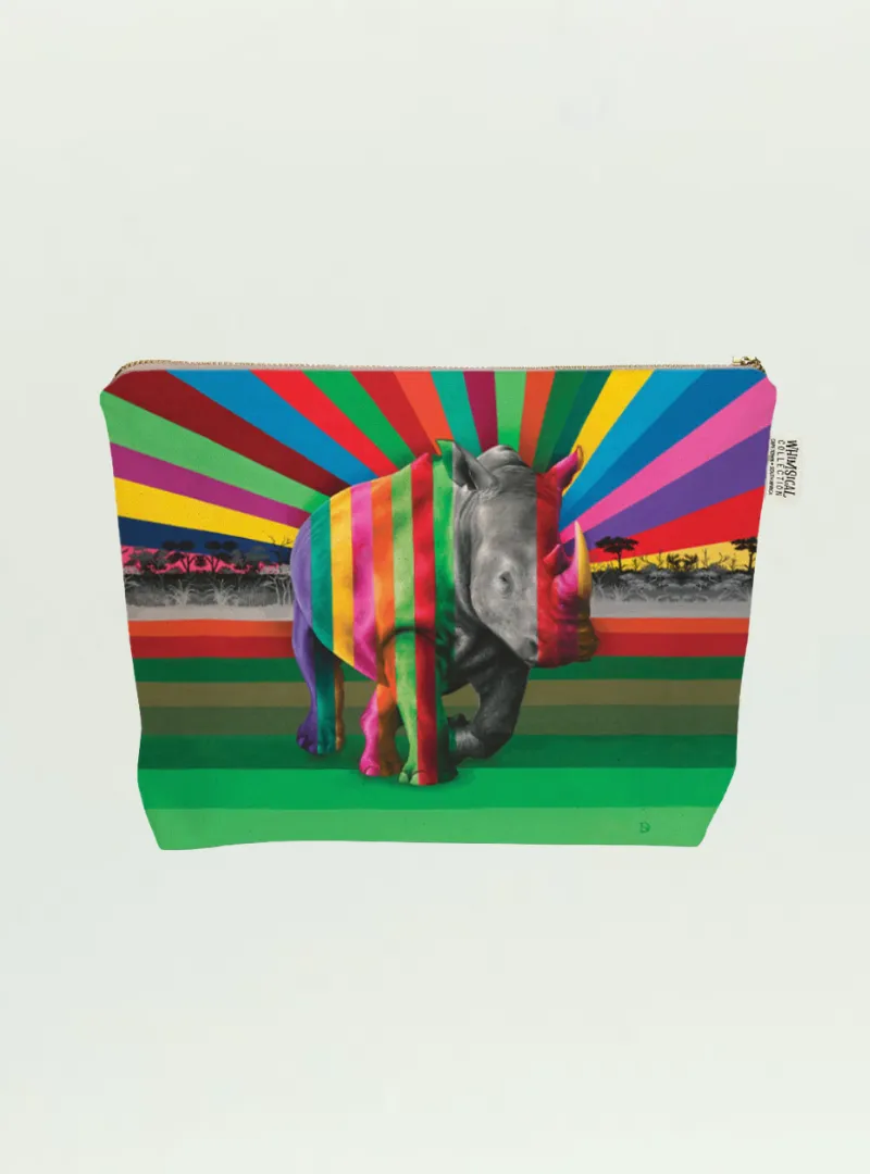 Rhino in Colour Toiletry Bag - Image 1