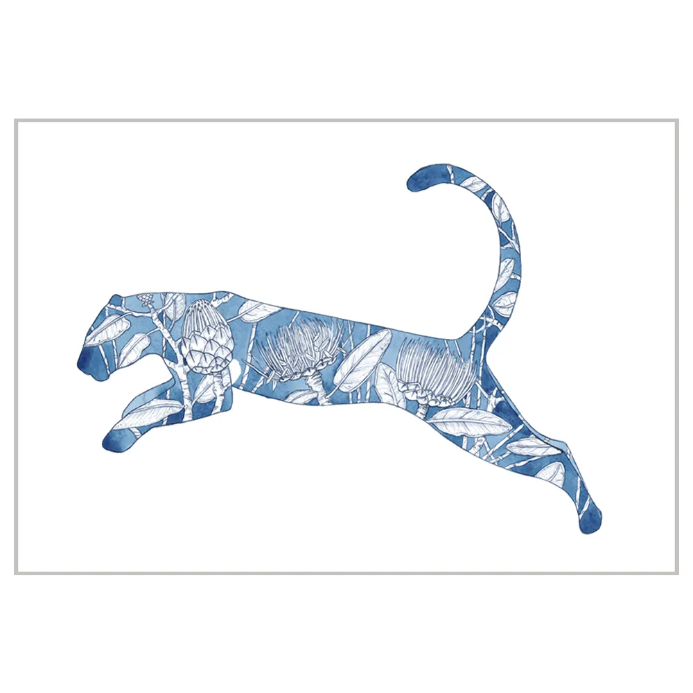 Leaping Cape Leopard