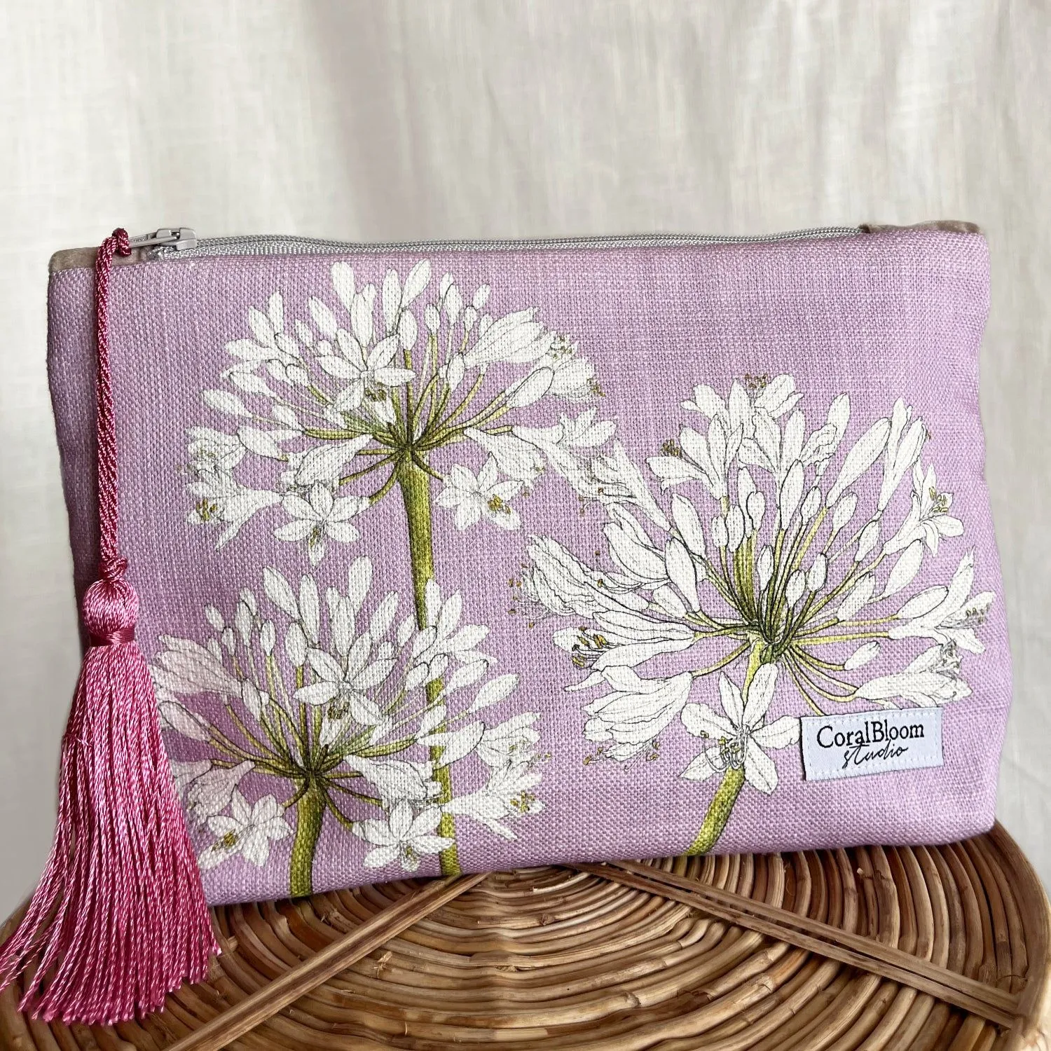 Agapanthus Tassel Clutch