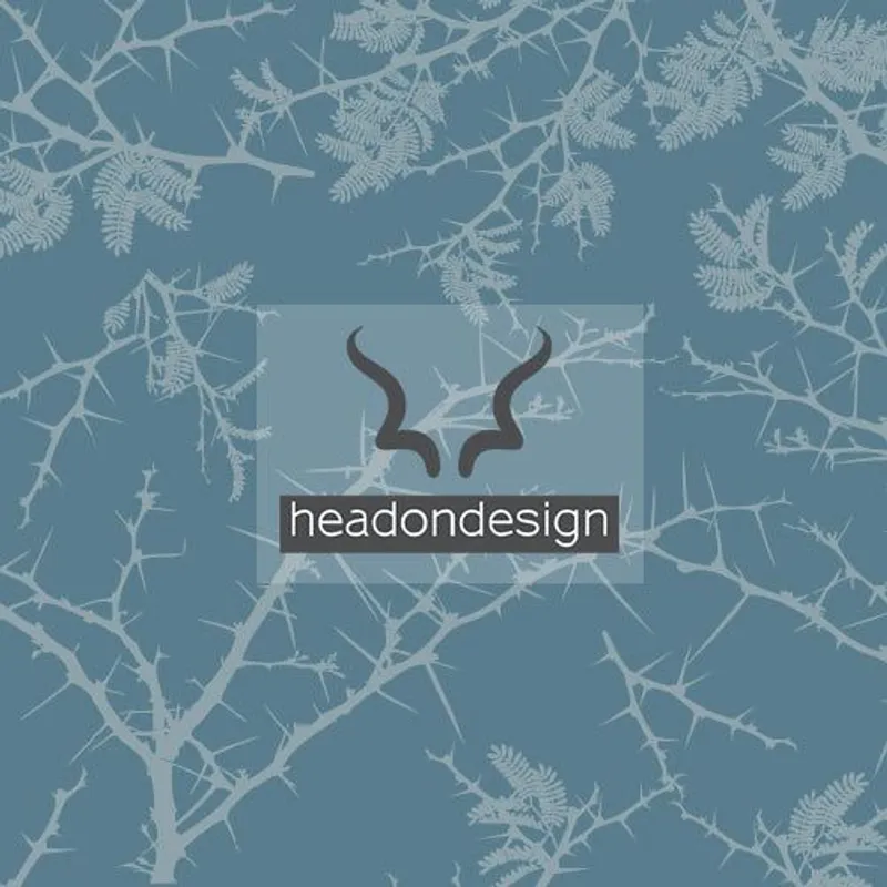 Mini Ele with Blue Thorn print - Image 2