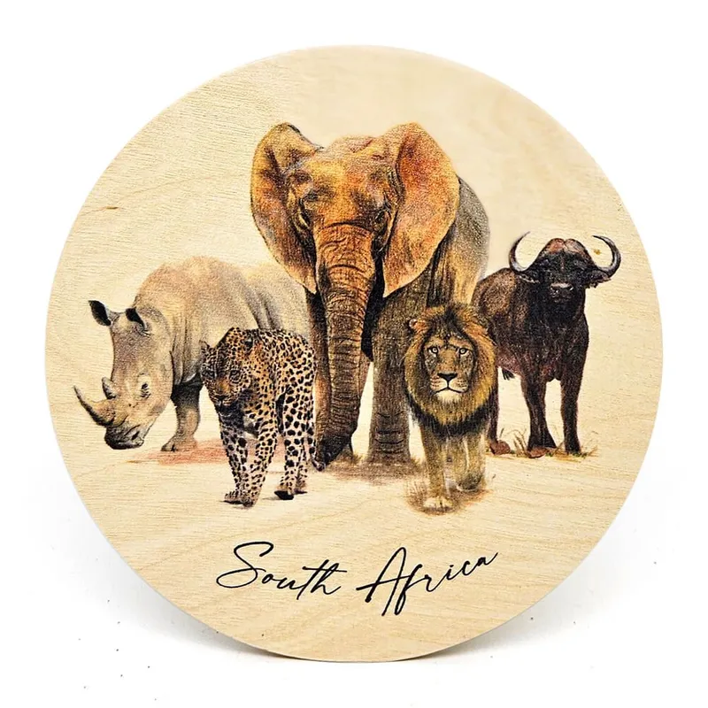 South African Wooden Coasters - Image 2