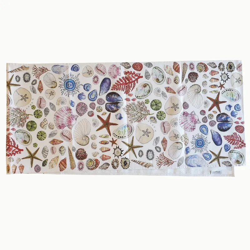 Seashell Cotton Table Runner - Image 2