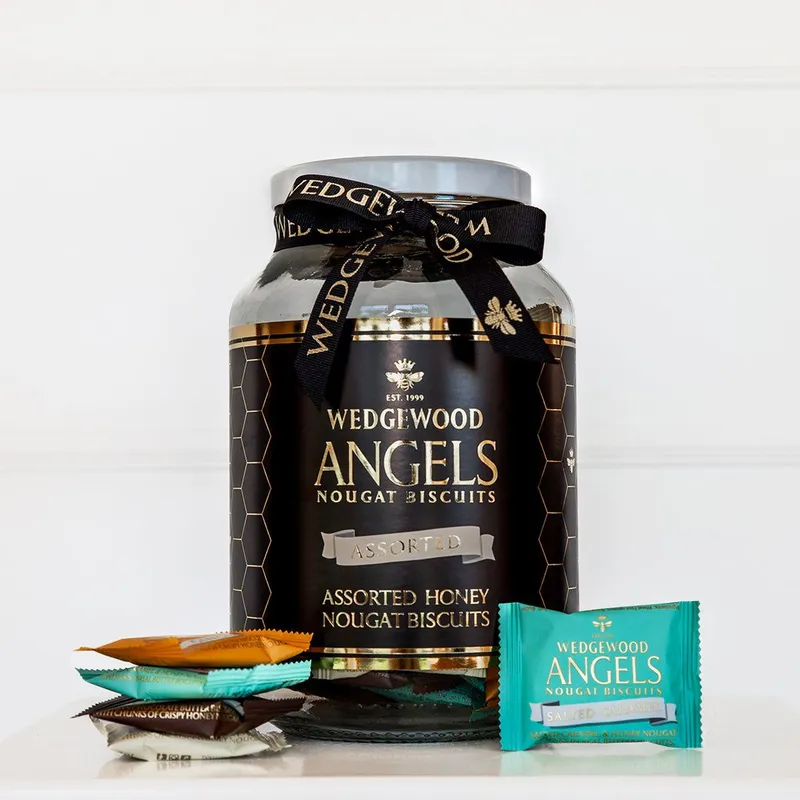 Angels Nougat Biscuit Jar - Image 1