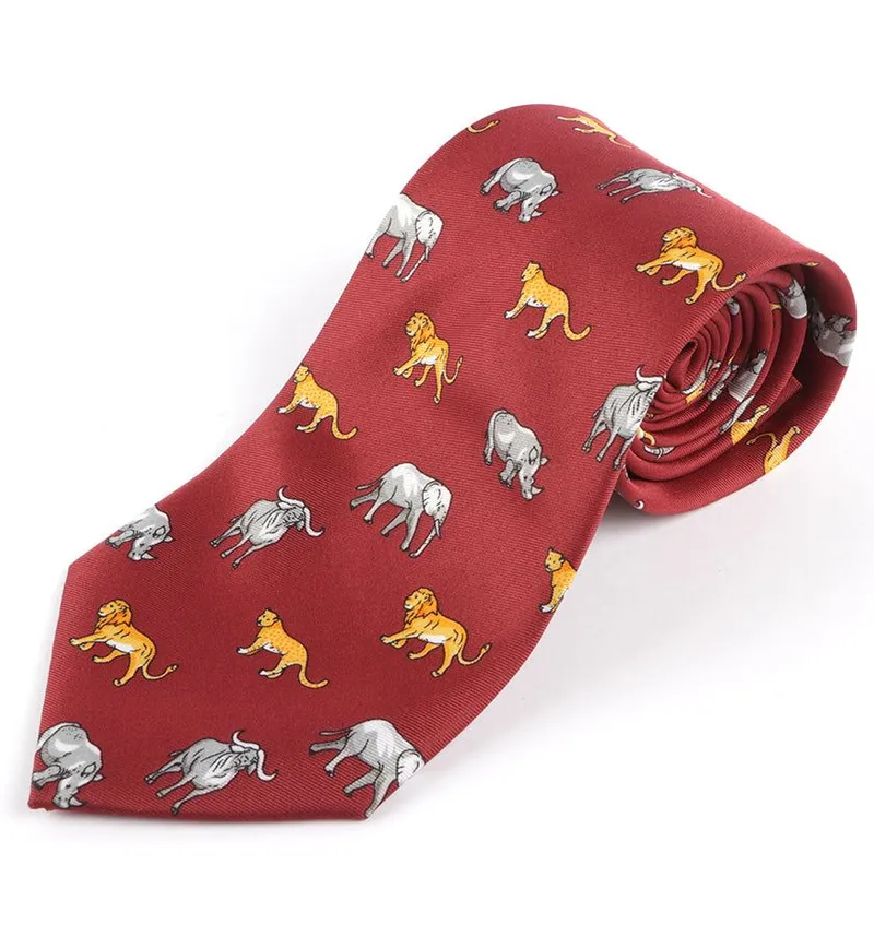 Big Five Buffalo printed Microfiber necktie - Image 2