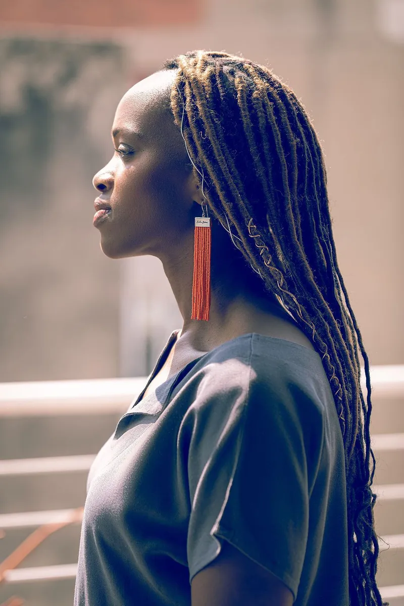 Blom (Folded Tassel) Earrings - Image 2