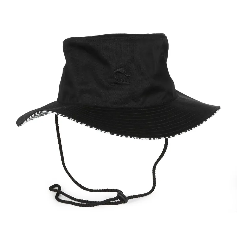 Into Africa Wide Brim Hat with Zebra Print inner brim - Image 2