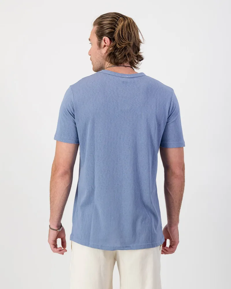 Cool Touch Cotton T-Shirt - Denim - Image 2