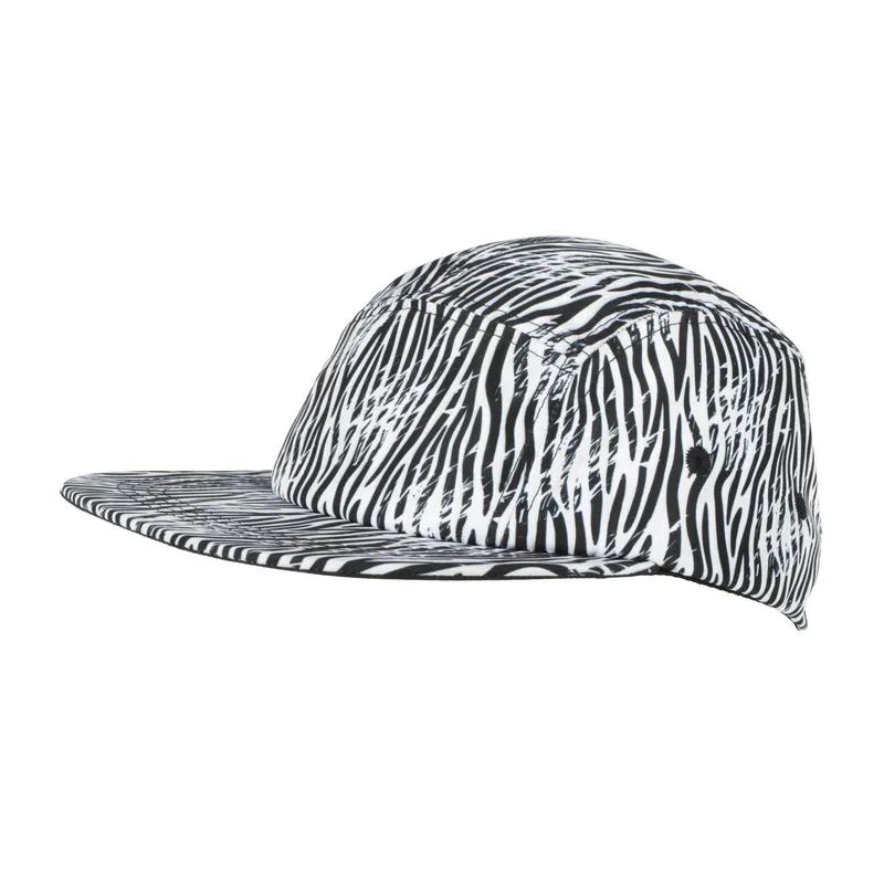 Into Africa Zebra Print Flat Peak - Image 1