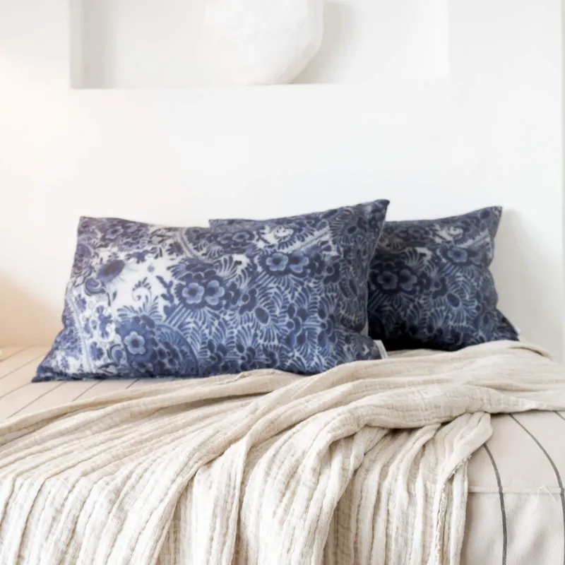 Delft Scatter Cushion Cover ~ Rectangle - Image 1