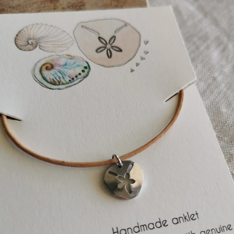 Pansy Shell Anklet - Image 2