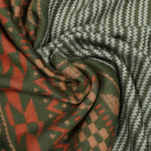 Shona Olive 30% Rayon, 70% Poly Scarf