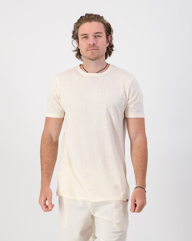Cool Touch Cotton T-Shirt - Cream