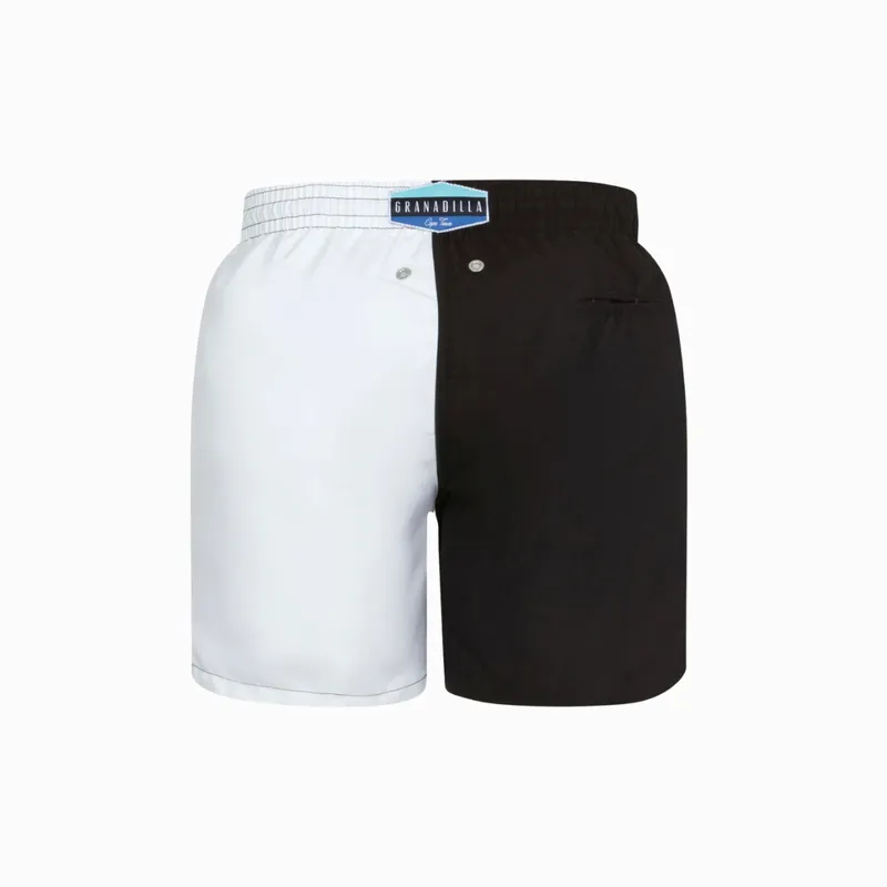 Mid-length Swim Shorts | Black & Milk - Image 5