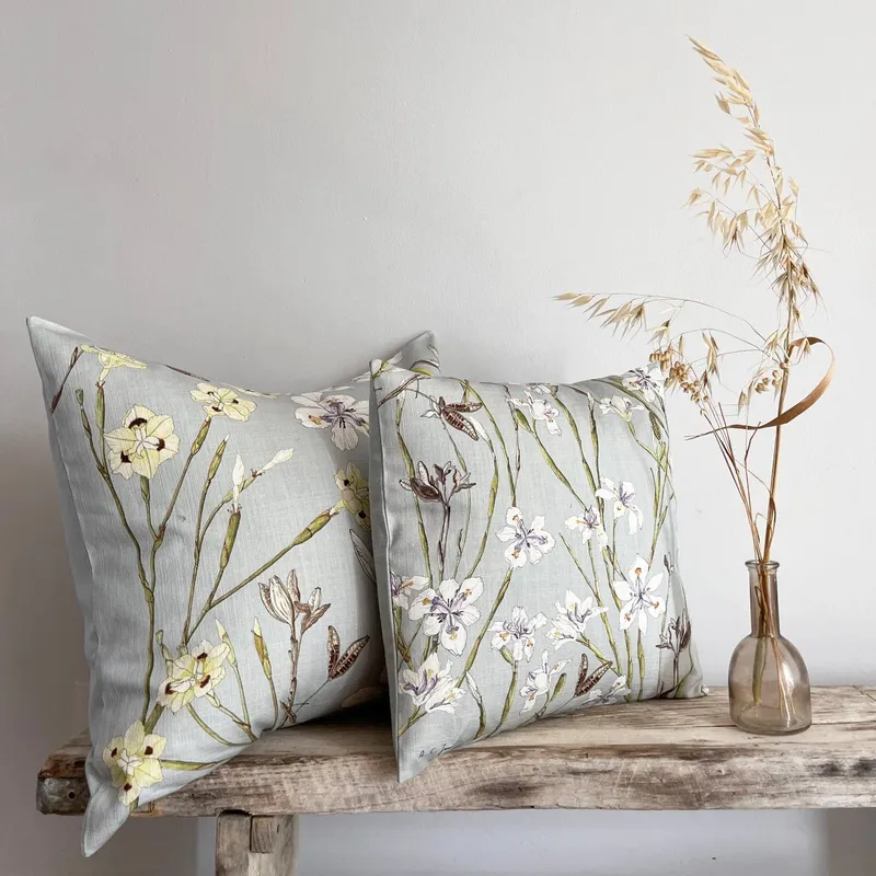 Wild Iris Scatter Cushion Cover - Image 3