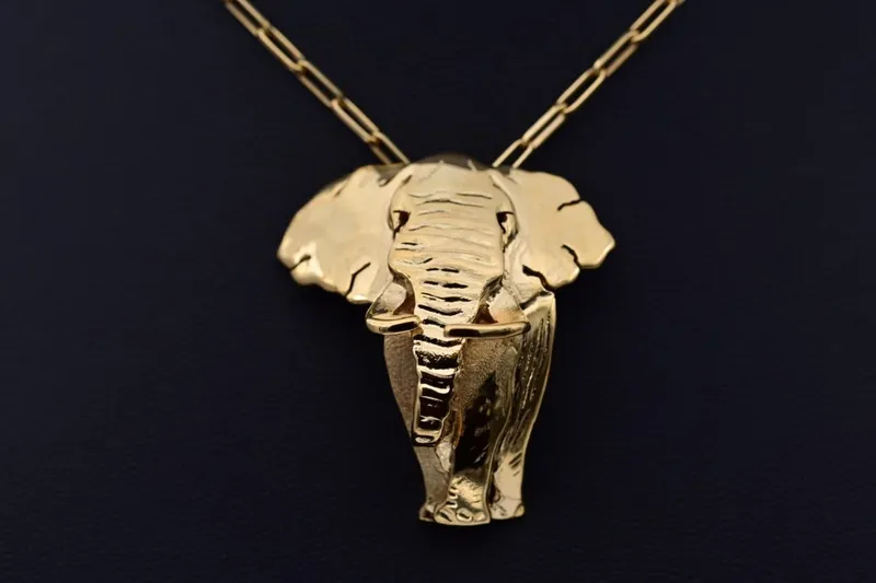 Ndlulamithi Pendant Silver 18ct Gold Plated - Image 2