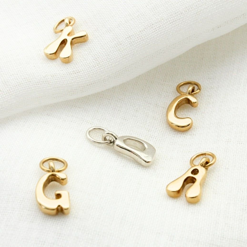 Boogie Alphabet Hoop Charm