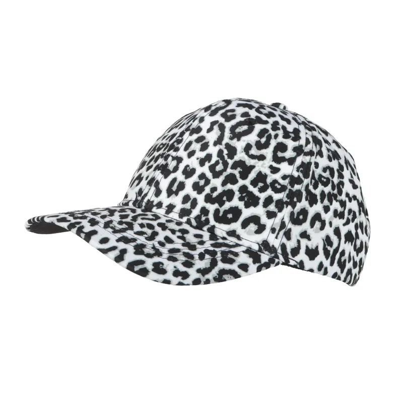 Into Africa Leopard Print Grey Curved Peak - Image 1