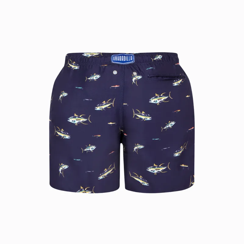 Mid-length Swim Shorts | Tuna / Navy - Image 5