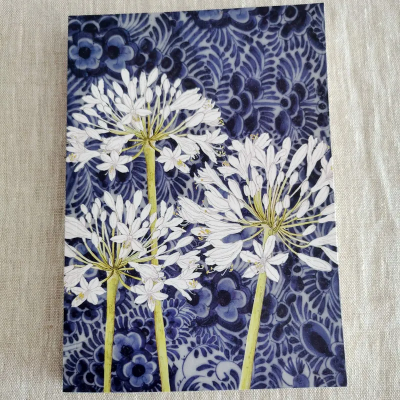 Agapanthus and Delft Journal - Image 1