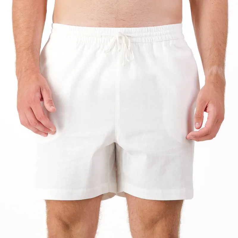 Mens Pull on Shorts / White - Image 2