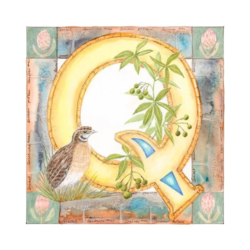 Bush Babies - Individual Letter Print - Image 26