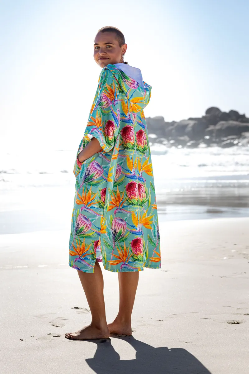 Quick-dry Microfiber Towel Poncho - Image 1