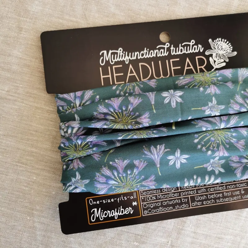 Agapanthus Headwear Scarf - Image 2