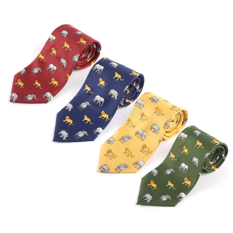 Big Five Buffalo printed Microfiber necktie - Image 1