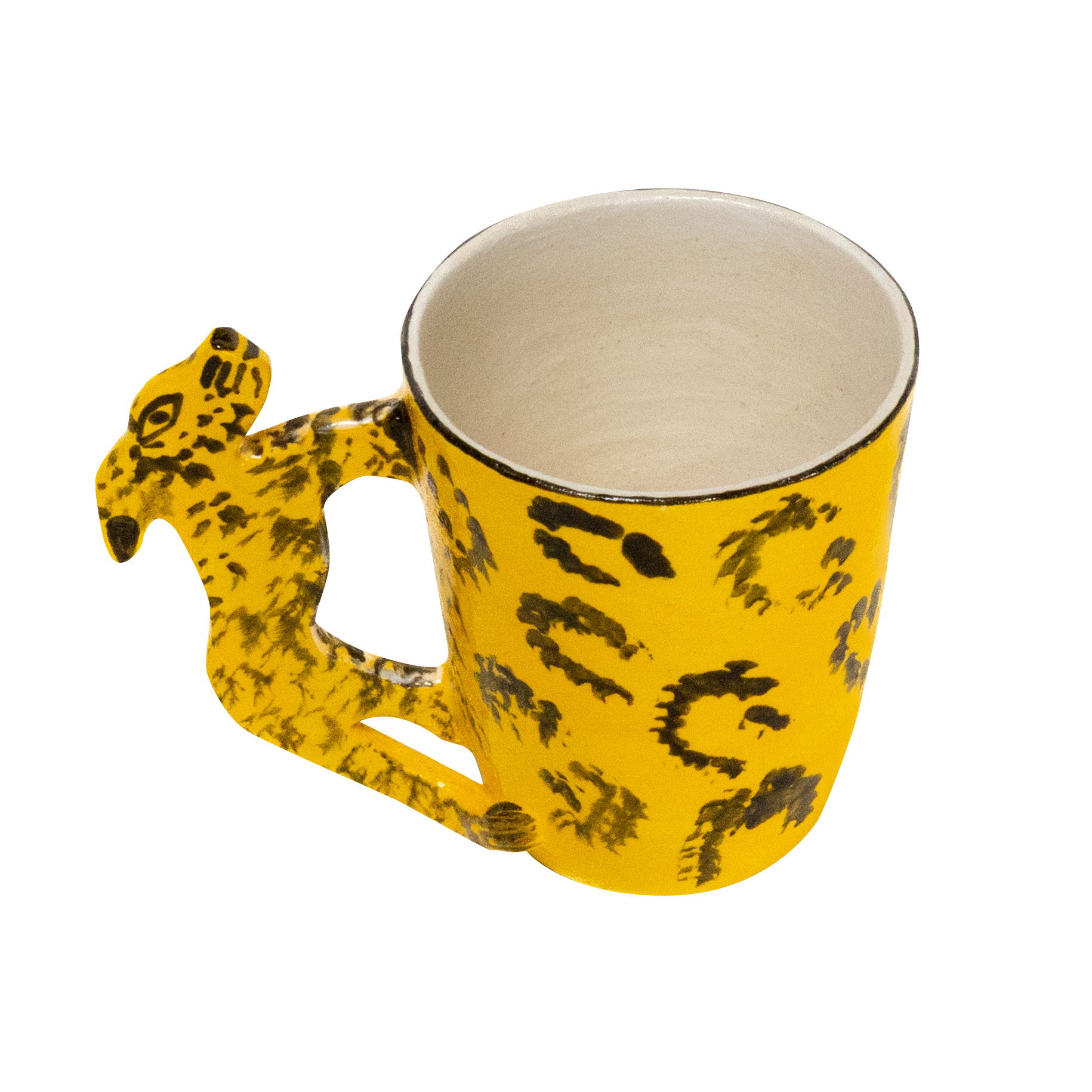Cheetah Handle Mug - standard size