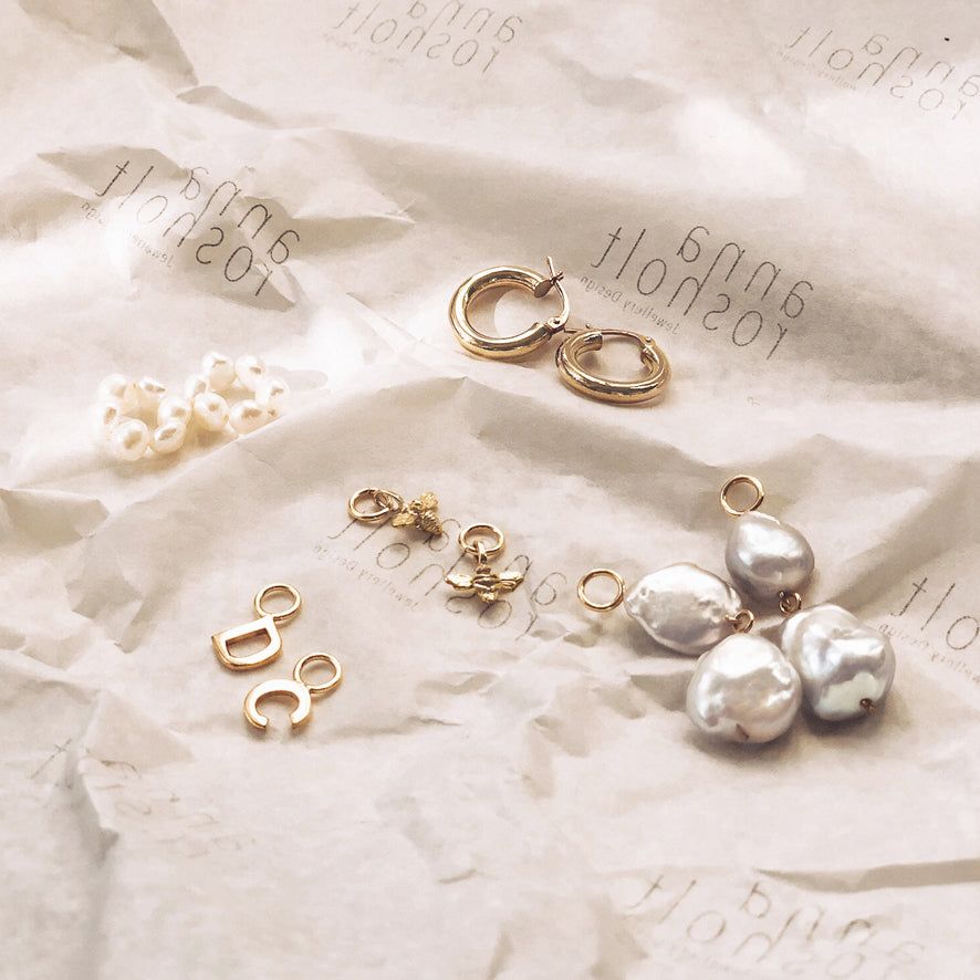 Alphabet Hoop Charm