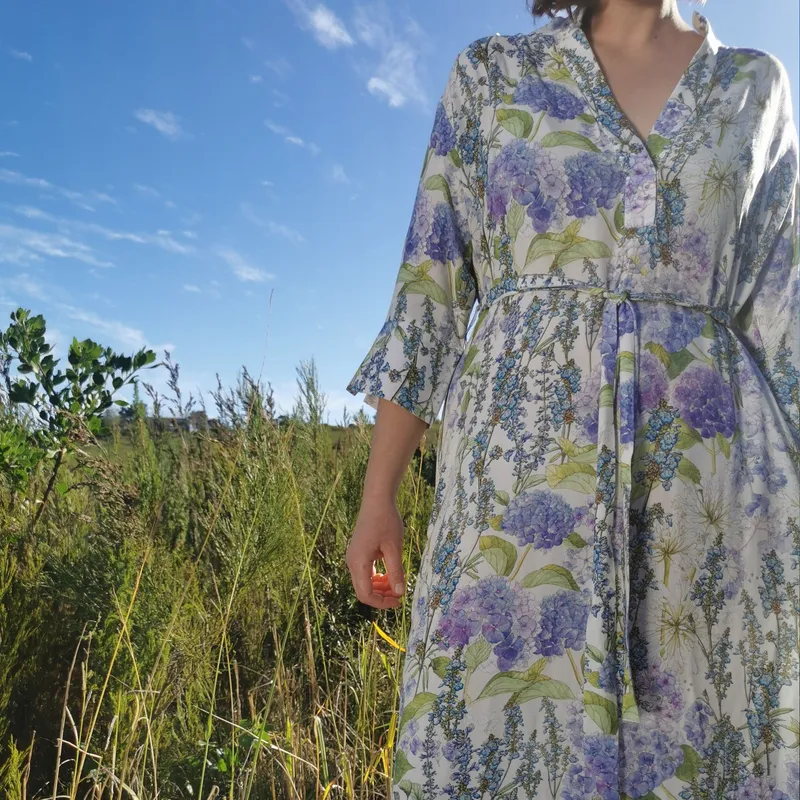 Shirt dress ~ Summer Blooms - Image 1
