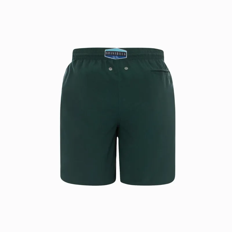 Long Swim Shorts | Plain / Emerald - Image 5